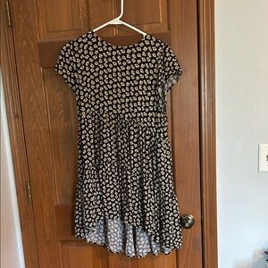 American Eagle Outfitters Black and Cream Floral Dress